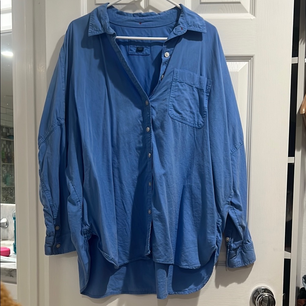 Oversized button down